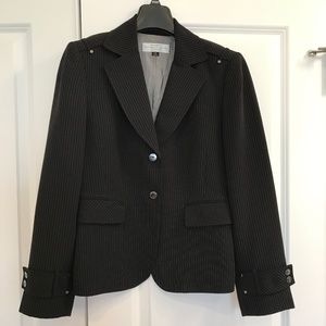 Tahari ASL Exquisite Pin-Striped Blazer